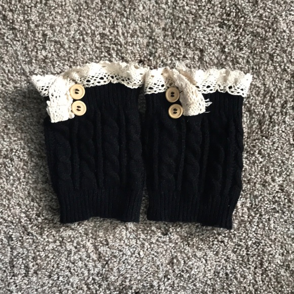 Accessories - Black Boot Cuffs